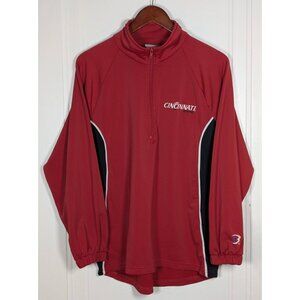 Boathouse Sports Cincinnati Rowing Mens Medium 1/4 Zip Pullover Bearcats L/S